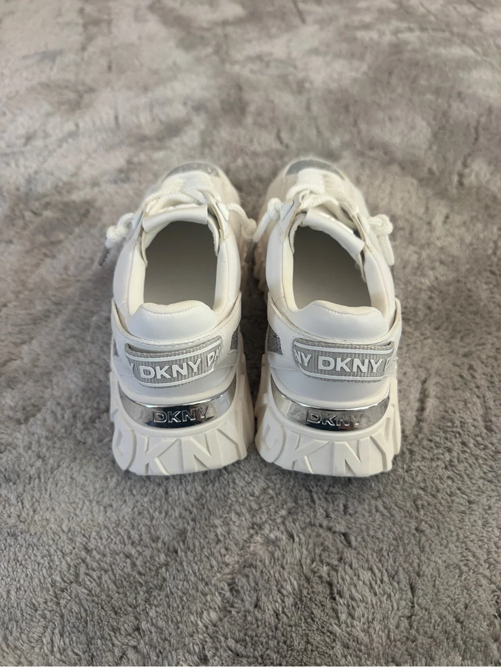 Dkny white silver